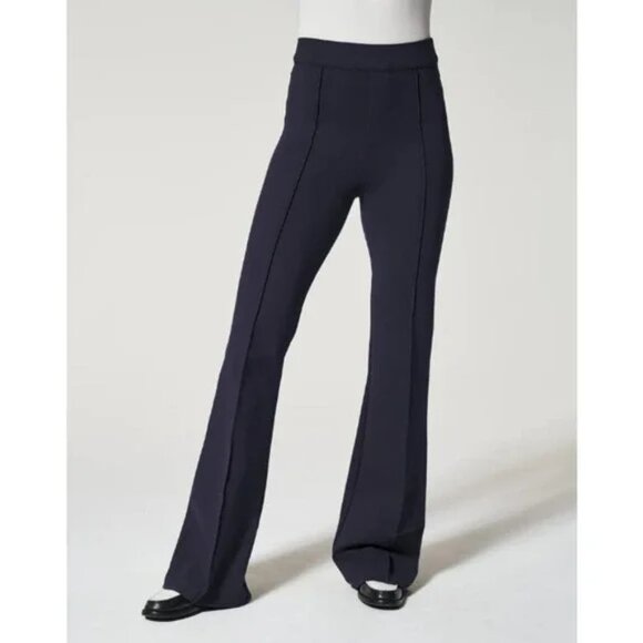 Spanx The Perfect Pant Hi Rise Flare Classic Navy Sz XL